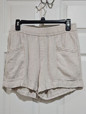Linen Blend Shorts